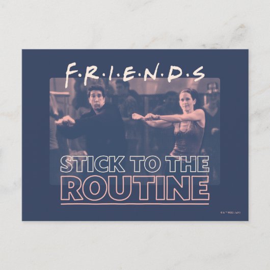 Carte Postale FRIENDS™ | S'en tenir à la Routine (Devant)