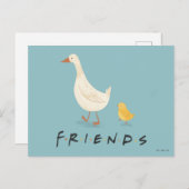 Carte Postale FRIENDS™ | The Chick and the Duck (Devant / Derrière)