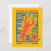 Carte Postale FRIENDS™ | Vous êtes mon homard Graphisme vibrant (Devant / Derrière)