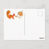 Carte Postale Friendsgiving en forêt - Cabane enchantée (Dos)