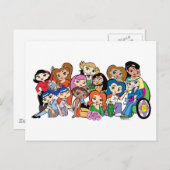 Carte postale Friendz (Devant / Derrière)