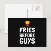 Carte Postale Fries avant les garçons (Devant / Derrière)