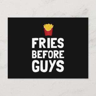 Carte Postale Fries avant les garçons