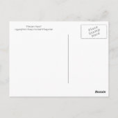 Carte postale Friesian Horse (Dos)
