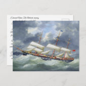 Carte Postale Frigate Atalanta 1885 (Devant / Derrière)