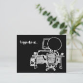 Carte postale Friggin Dial-up (Debout devant)