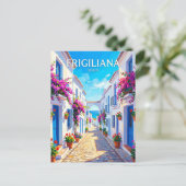 Carte Postale Frigiliana Espagne (Debout devant)