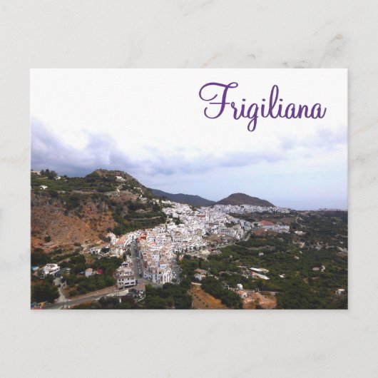 Carte Postale Frigiliana, le village blanc d'Andalousie (Devant)