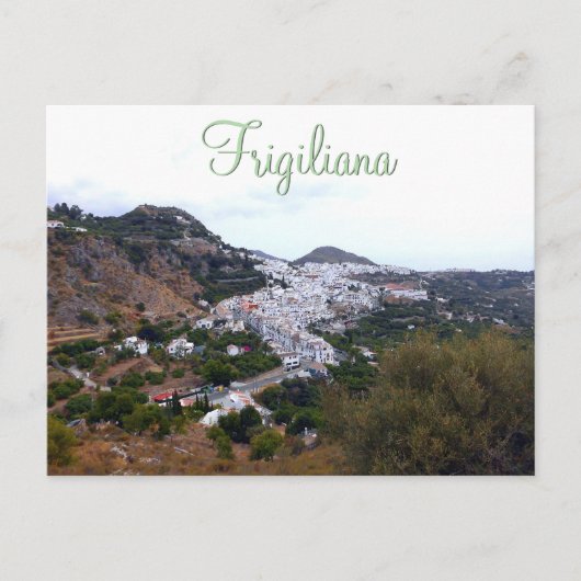 Carte Postale Frigiliana, le village blanc d'Andalousie (Devant)