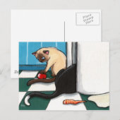 Carte postale Frigo Raiders Cat (Devant / Derrière)