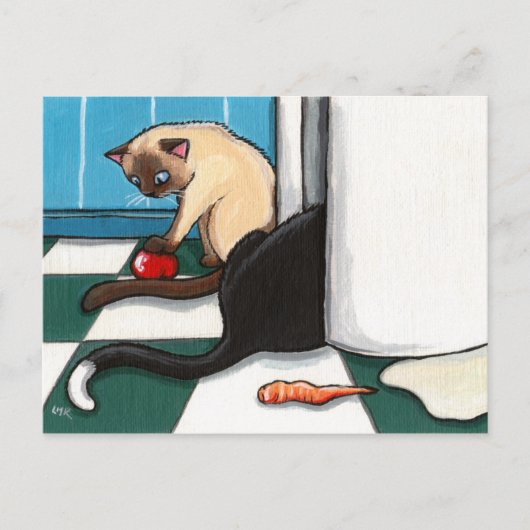 Carte postale Frigo Raiders Cat (Devant)