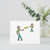 Carte Postale Frisbee (Debout devant)