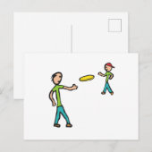 Carte Postale Frisbee (Devant / Derrière)