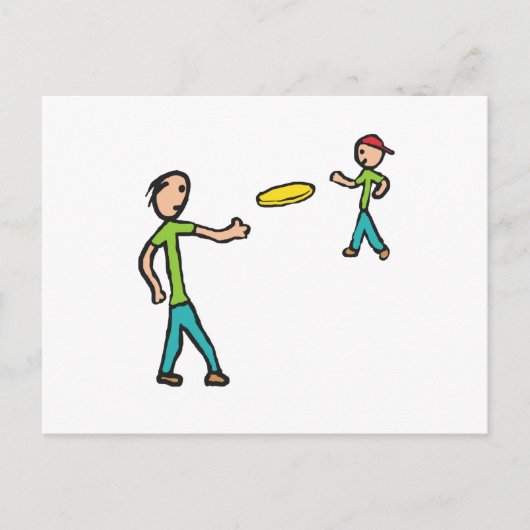 Carte Postale Frisbee (Devant)