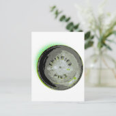 Carte Postale Frisbee Pie Tin Earth Couleurs (Debout devant)