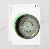 Carte Postale Frisbee Pie Tin Earth Couleurs (Devant / Derrière)