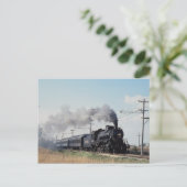 Carte Postale Frisco 2-10-0, no 1630, Illinois Railroad Museum, (Debout devant)