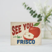 Carte Postale Frisco Texas Apple - Vintage voyage (Debout devant)