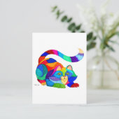 Carte Postale Frisky cat (Debout devant)