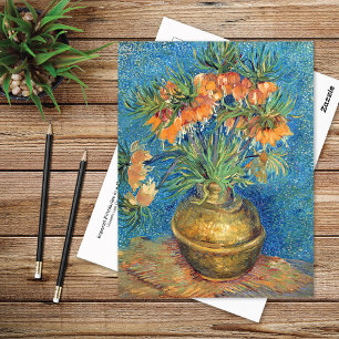 Carte Postale Fritillaires dans un vase de cuivre Van Gogh