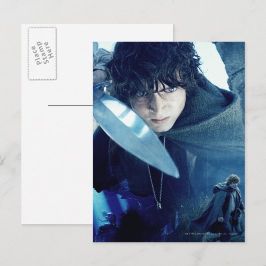 Carte Postale FRODO™ avec épée (Devant / Derrière)