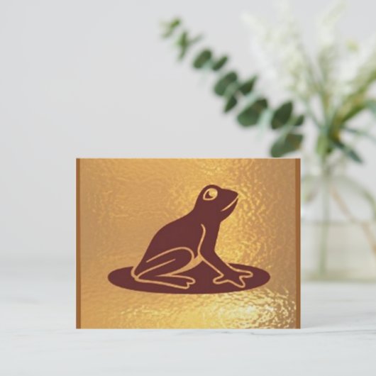 CARTE POSTALE FROG (Debout devant)