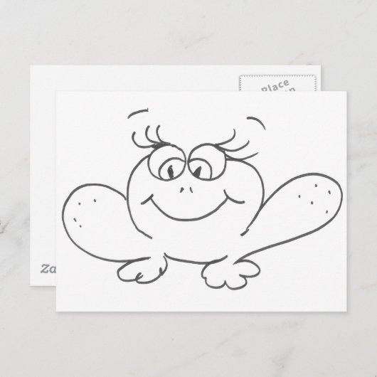Carte Postale Frog (Devant / Derrière)