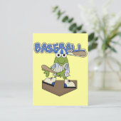 Carte Postale Frog Baseball Home Plate Tshirts et cadeaux (Debout devant)