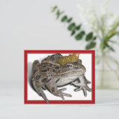 Carte Postale Frog Prince (Ajouter Votre Texte) (Debout devant)