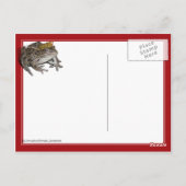 Carte Postale Frog Prince (Ajouter Votre Texte) (Dos)