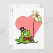 Carte postale Frog Valentine (Devant / Derrière)