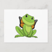 Carte Postale Frog with Butterfly (Devant)
