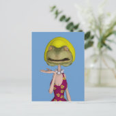 Carte Postale frogface blonde fille (Debout devant)