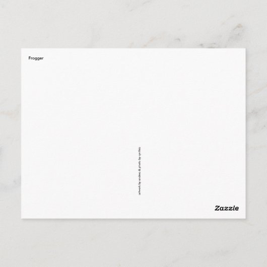 Carte Postale Frogger (Dos)