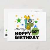 Carte Postale Froggie Hoppy 30e anniversaire (Devant / Derrière)