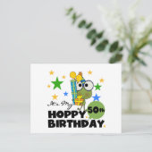 Carte Postale Froggie Hoppy 50e anniversaire (Debout devant)