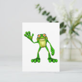 Carte Postale Froggie la chouette grenouille à caricatures (Debout devant)
