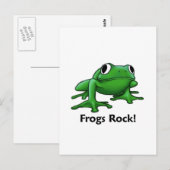 Carte Postale Frogs Rock ! (Devant / Derrière)