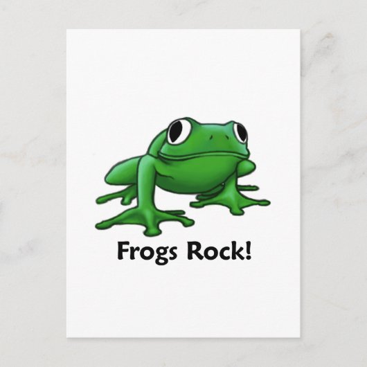 Carte Postale Frogs Rock ! (Devant)