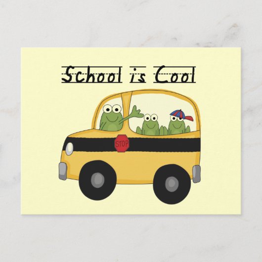 Carte Postale Frogs School est un T-shirt et un cadeau Cool (Devant)