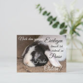 Carte Postale Frohe Ostern für Deine Liebsten ! (Debout devant)