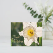 Carte Postale Frohe Ostern mit Blumengruß (Debout devant)