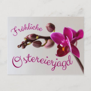 Carte Postale Frohe Ostern mit fröhlicher Ostéréierjagd!