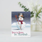 Carte Postale Frohe Weihnacht (Debout devant)