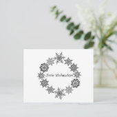 Carte postale Frohe Weihnachten (Debout devant)