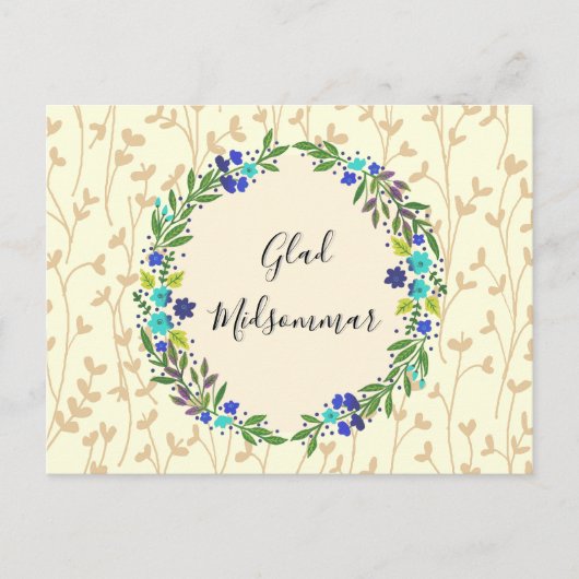 Carte Postale Fröhlicher Mittsommer (Devant)