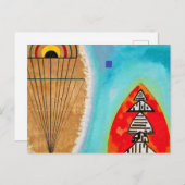 Carte Postale Froid, 1929 par Wassily Kandinsky (Devant / Derrière)