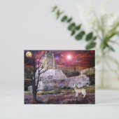 Carte Postale Froid par clair de lune (Debout devant)