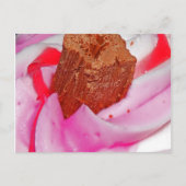 Carte Postale Froid rose et Flake (Devant)