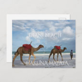 Carte Postale “From Kenya’s Coast with Love – Diani Beach” (Devant / Derrière)